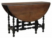 WILLIAM & MARY STYLE GATE-LEG