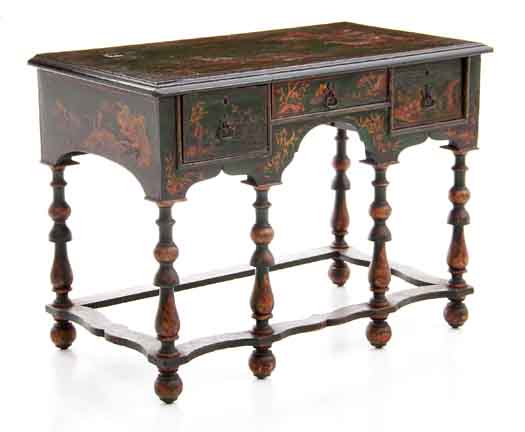 William & Mary style Japanned