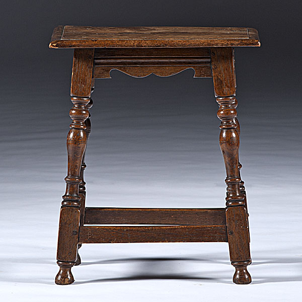William & Mary-style Joint Stool