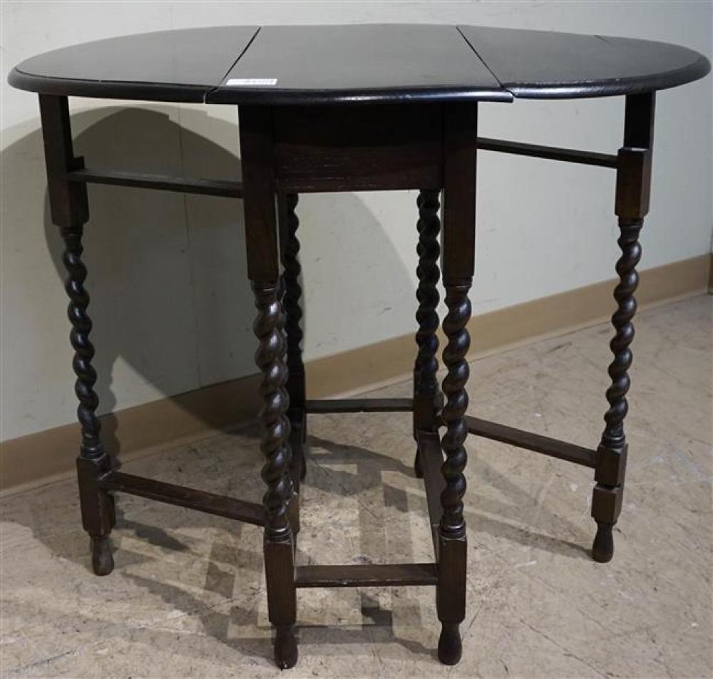 WILLIAM & MARY STYLE OAK GATE-LEG
