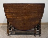 WILLIAM & MARY STYLE STAINED O