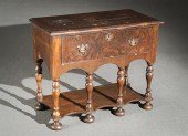 WILLIAM & MARY WALNUT AND BURL