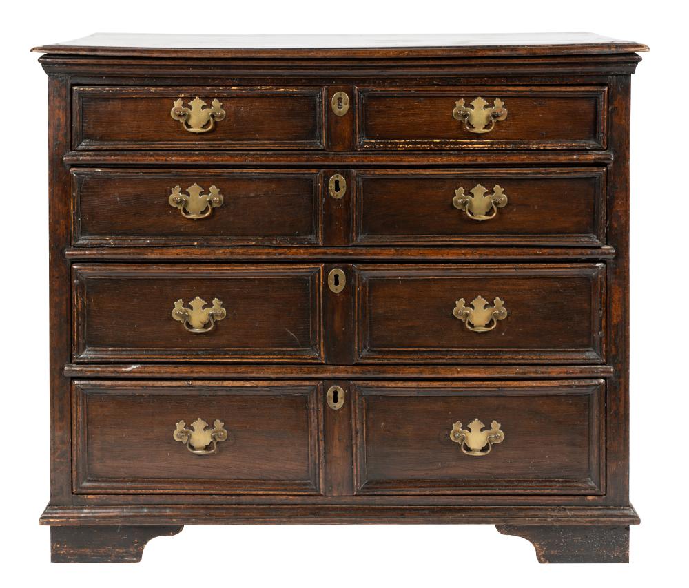 WILLIAM & MARY WALNUT CHEST OF