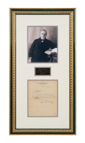 WILLIAM MCKINLEY TYPED AND SIG