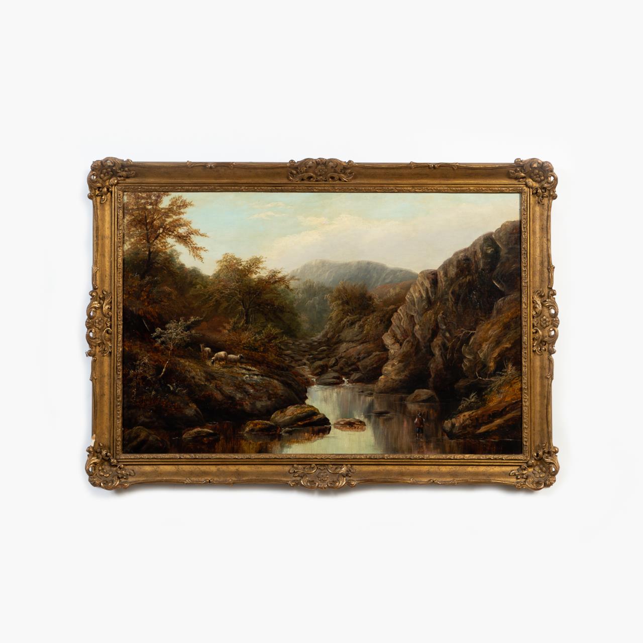 WILLIAM MELLOR, RIVER LANDSCAPE,
