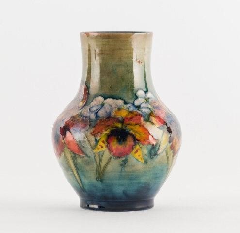 WILLIAM MOORCROFT FLAMBé ORCHID