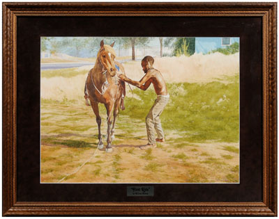 William Nelson watercolor, young