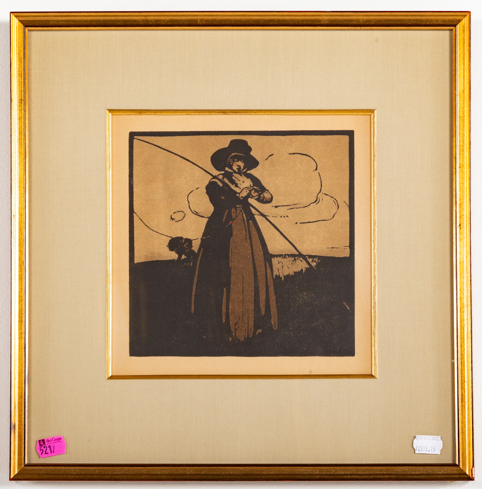 WILLIAM NICHOLSON. "FISHING,"