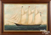 WILLIAM PIERCE STUBBS OIL ON C