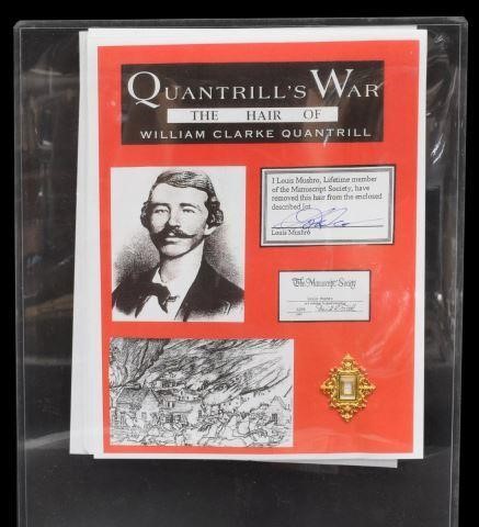 WILLIAM QUANTRILL, HAIR CLIPPING,