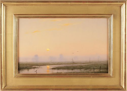 WILLIAM R. DAVIS OIL ON PANEL