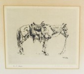 WILLIAM ROBINSON LEIGH ETCHING