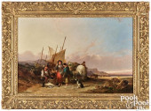 WILLIAM SHAYER, SR., OIL ON CA