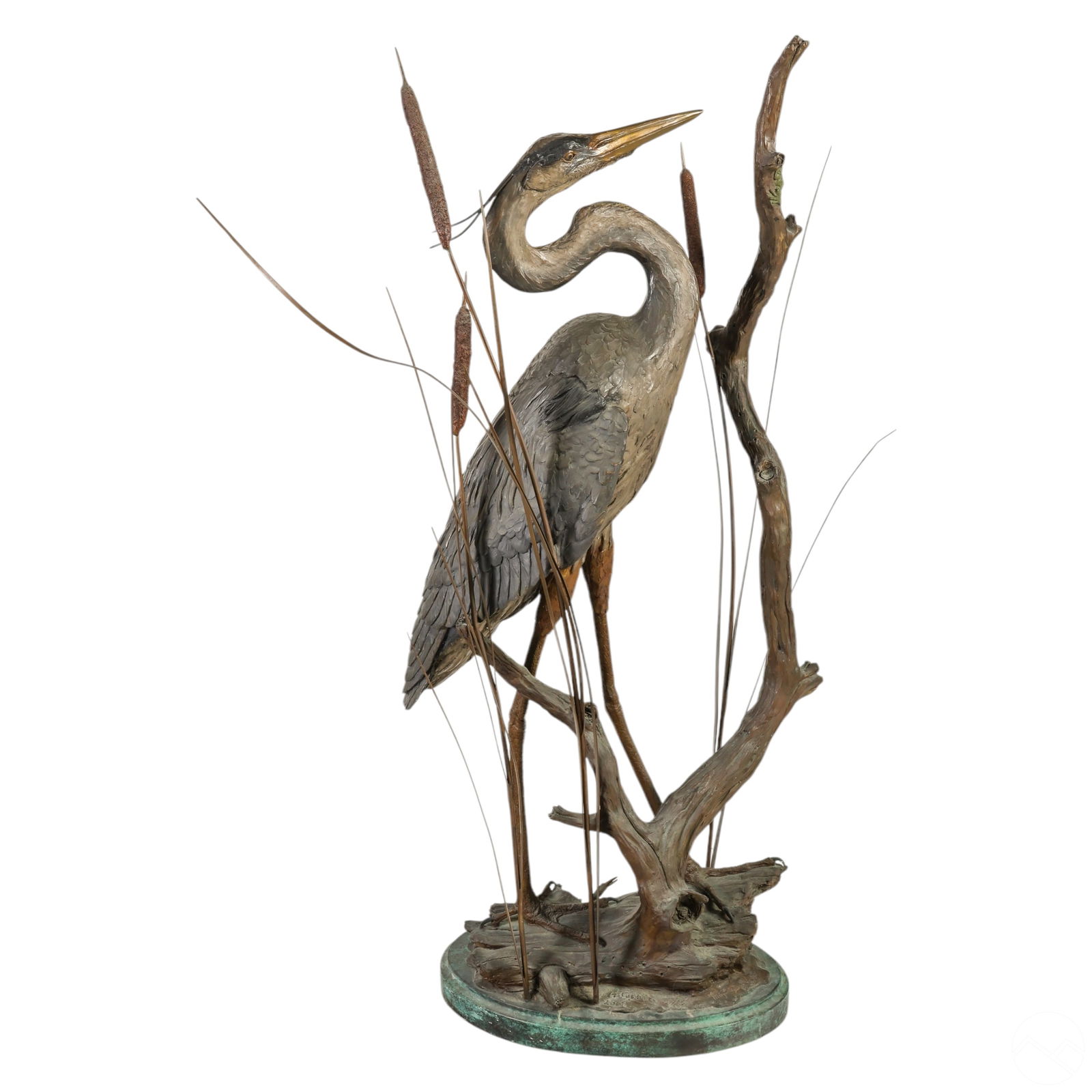 WILLIAM TURNER B.1934 BRONZE BLUE