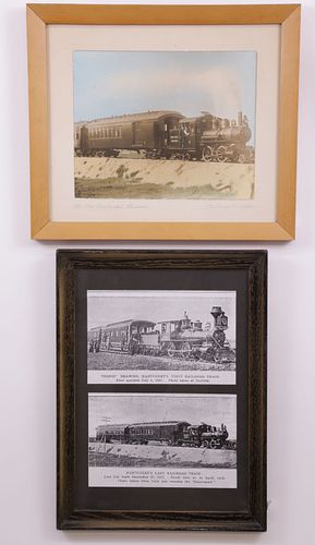 WILLIAM W. COFFIN TINTED PHOTOGRAPH
