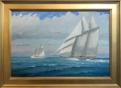 WILLIAM W. LOWE OIL ON LINEN "