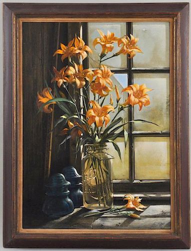 WILLIAM WARD BEECHER, O/M FLORAL