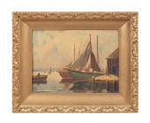 WILLIAM WARD JR. 'HARBOR, DAWN