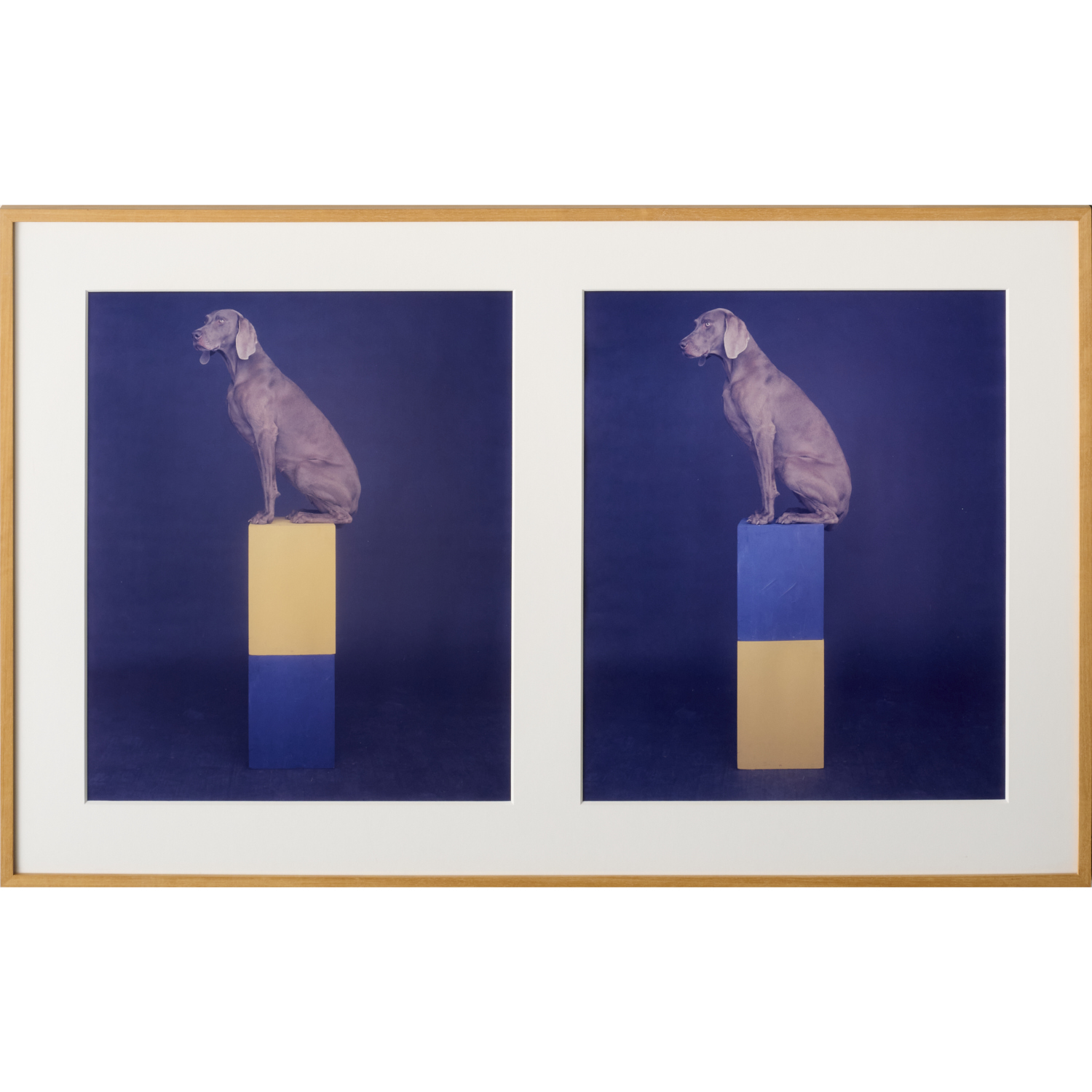 WILLIAM WEGMAN, PHOTOGRAPH DIPTYCH,