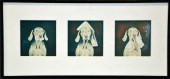 William Wegman Triptych Photog