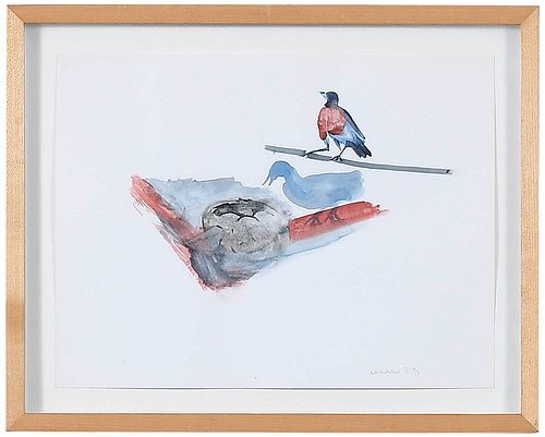 WILLIAM WEGMAN WATERCOLOR(New
