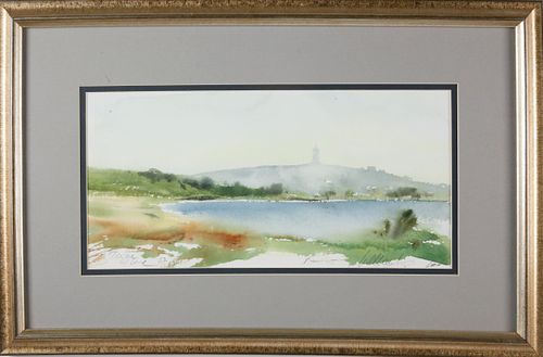 WILLIAM WELCH WATERCOLOR "SANKATY
