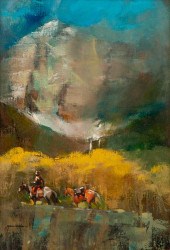 WILLIAM WHITAKER OIL ON CANVAS