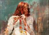 WILLIAM WHITAKER OIL ON CANVAS