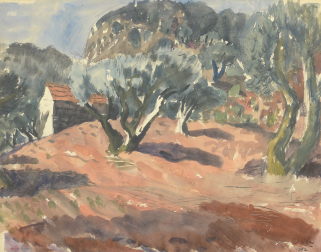 WILLIAM WILSON WATERCOLOR on paper.