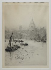 WILLIAM WYLLIE THAMES RIVER LO