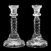 WILLIAM YEOWARD PAIR OF CRYSTA