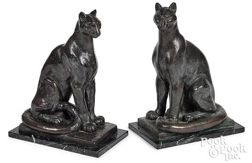 WILLIAM ZORACH BRONZE PAIR OF