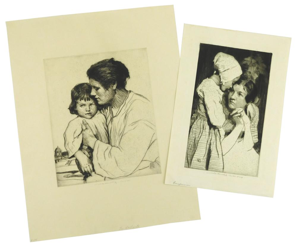 WILLIAMS LEE-HANKEY, TWO PRINTS,
