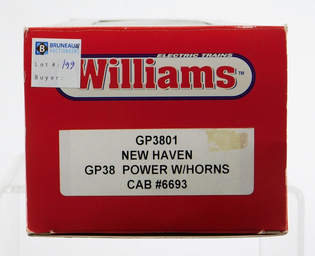WILLIAMS NEW HAVEN GP38 POWER CAB