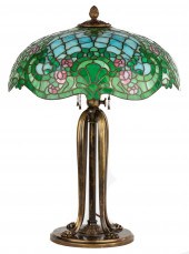 WILLIAMSON FLORAL LEADED GLASS