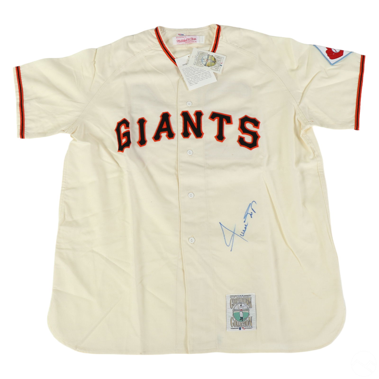 WILLIE MAYS SIGNED SF GIANTS