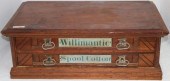 WILLIMANTIC 2 DRAWER SPOOL CAB