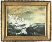 WILLY GISIN OIL ON MASONITE (S
