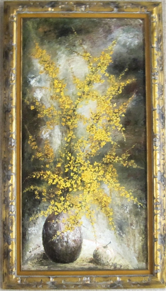 WILLY GISIN OIL ON MASONITE