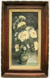 WILLY GISIN OIL ON MASONITE (S