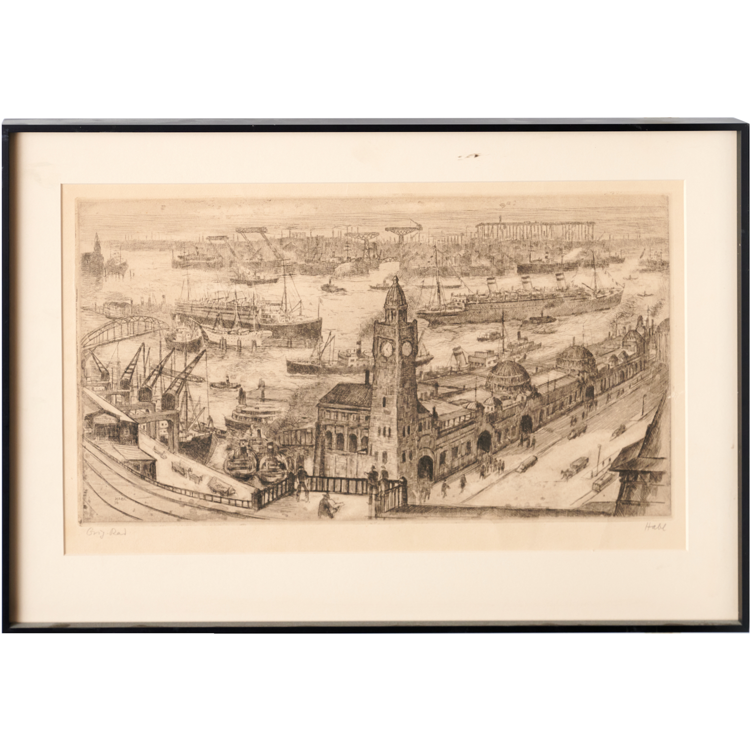 WILLY HABL, ETCHING Willy Habl