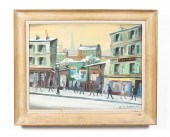 WILLY JAMES SIGNED OIL, SNOWY