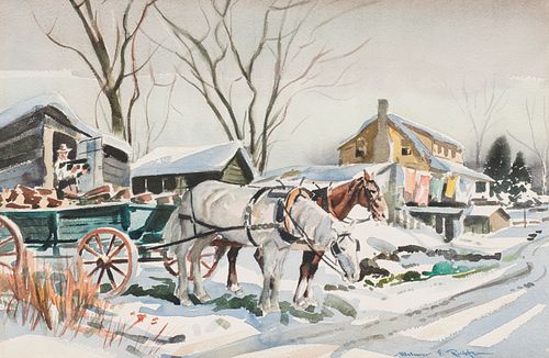 WILMER RICHTER WINTER SCENE