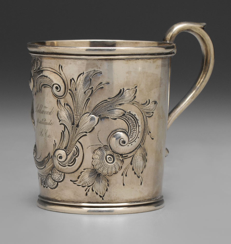 Wilmot Coin Silver Mug American,