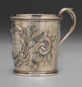 Wilmot Coin Silver Mug America
