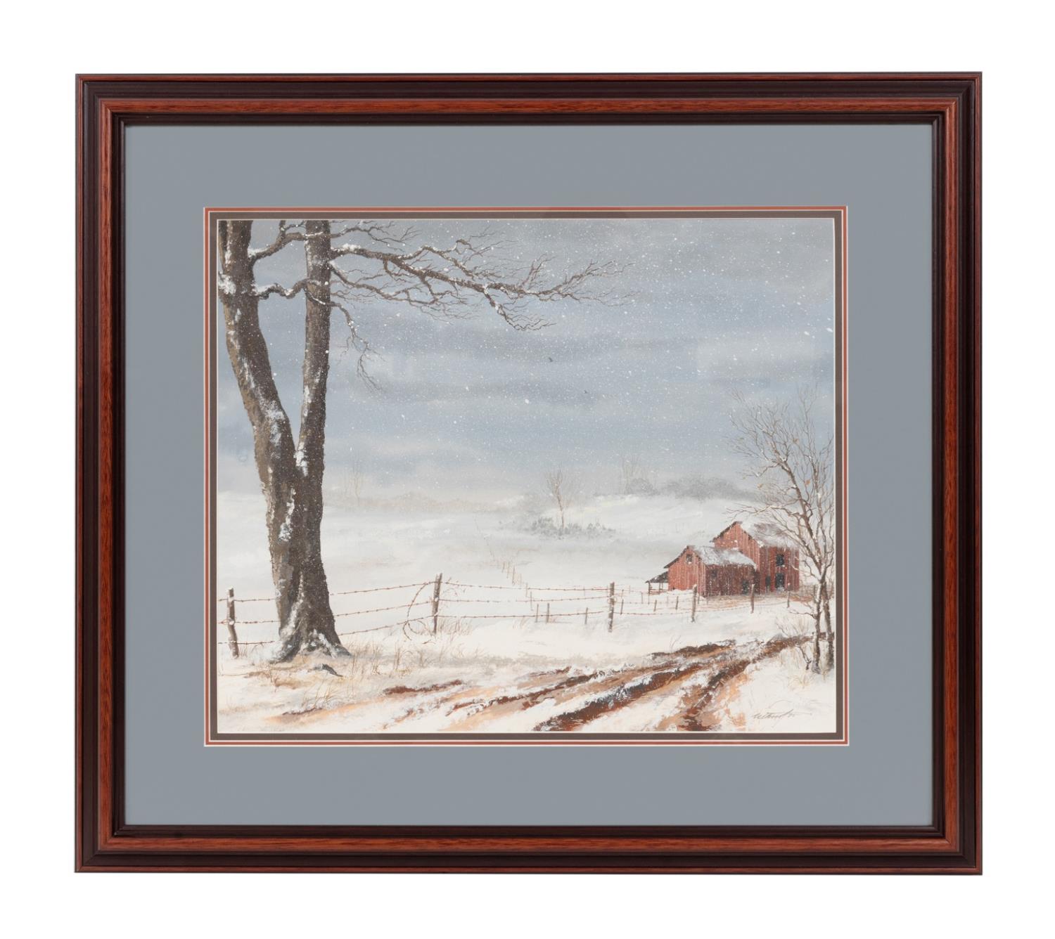 WILMOT PHILLIPS "SNOWY LANDSCAPE"