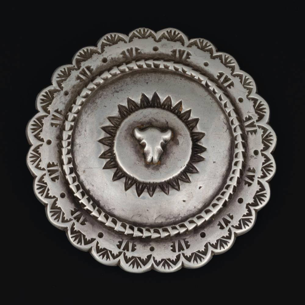 WILSON DAWES, CONCHO STYLE SILVER