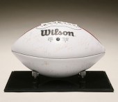 Wilson football signed by the