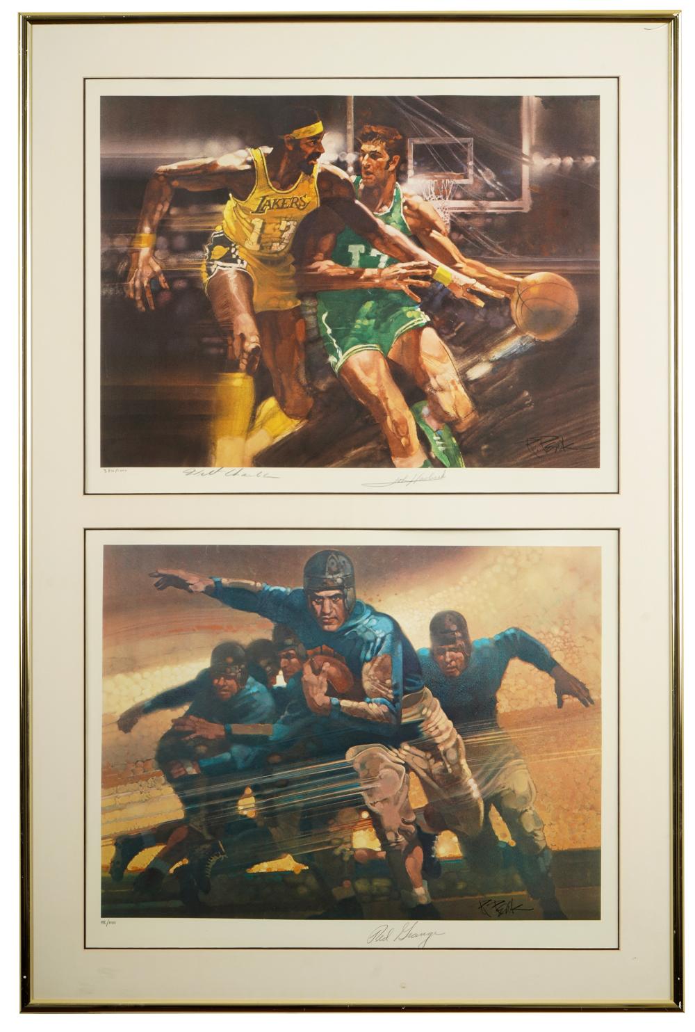 WILT CHAMBERLAIN, JOHN HAVLICEK,