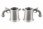 WILTON PEWTER DUELING PISTOL B